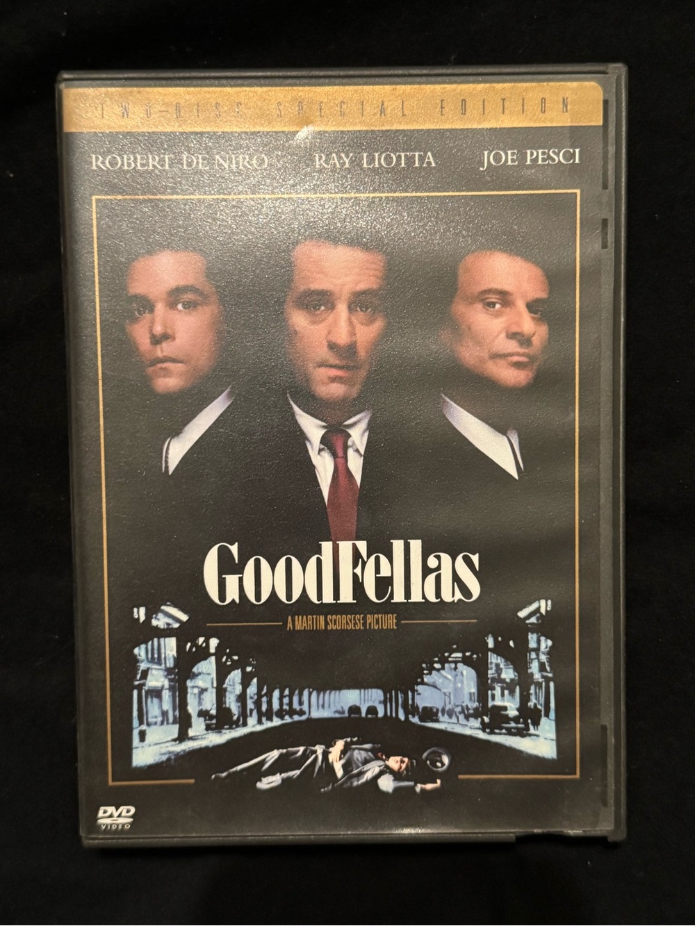 GoodFellas DVD Movie Case – Black with Gold Accents